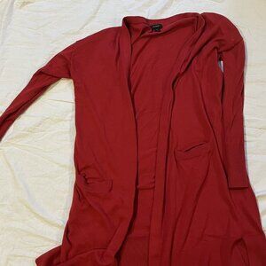 Halogen Red Cardigan Sweater